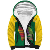 Personalized Komwel Donmnik Jounen Kweyol Sherpa Hoodie Dominica Creole Day Imperial Amazon - Wonder Print Shop