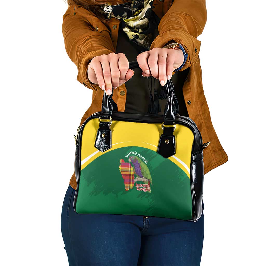 Komwel Donmnik Jounen Kweyol Shoulder Handbag Dominica Creole Day Imperial Amazon - Wonder Print Shop