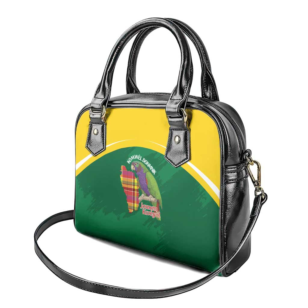 Komwel Donmnik Jounen Kweyol Shoulder Handbag Dominica Creole Day Imperial Amazon - Wonder Print Shop
