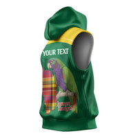 Personalized Komwel Donmnik Jounen Kweyol Sleeveless Hoodie Dominica Creole Day Imperial Amazon - Wonder Print Shop