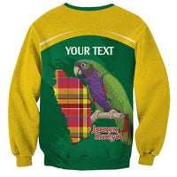 Personalized Komwel Donmnik Jounen Kweyol Sweatshirt Dominica Creole Day Imperial Amazon - Wonder Print Shop