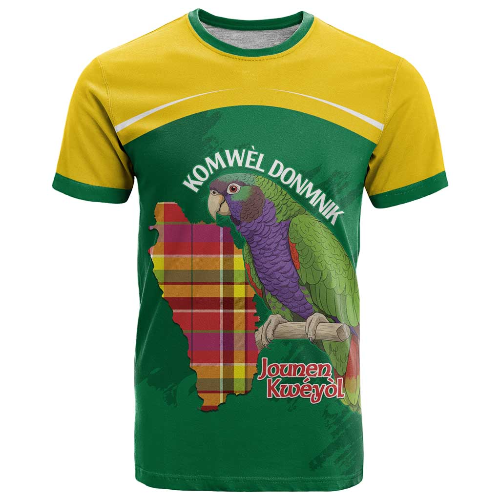 Personalized Komwel Donmnik Jounen Kweyol T Shirt Dominica Creole Day Imperial Amazon - Wonder Print Shop