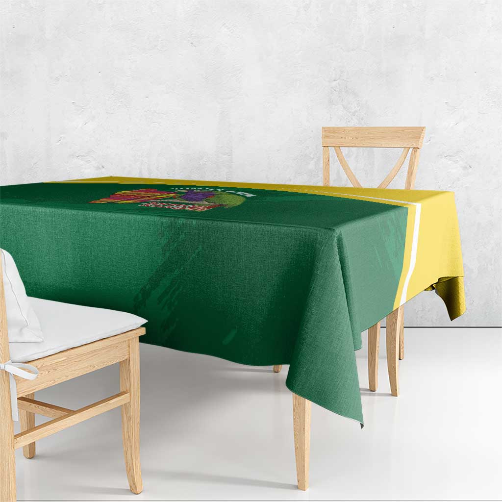 Komwel Donmnik Jounen Kweyol Tablecloth Dominica Creole Day Imperial Amazon - Wonder Print Shop
