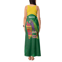 Personalized Komwel Donmnik Jounen Kweyol Tank Maxi Dress Dominica Creole Day Imperial Amazon - Wonder Print Shop