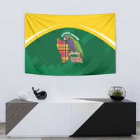 Komwel Donmnik Jounen Kweyol Tapestry Dominica Creole Day Imperial Amazon - Wonder Print Shop