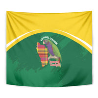 Komwel Donmnik Jounen Kweyol Tapestry Dominica Creole Day Imperial Amazon - Wonder Print Shop