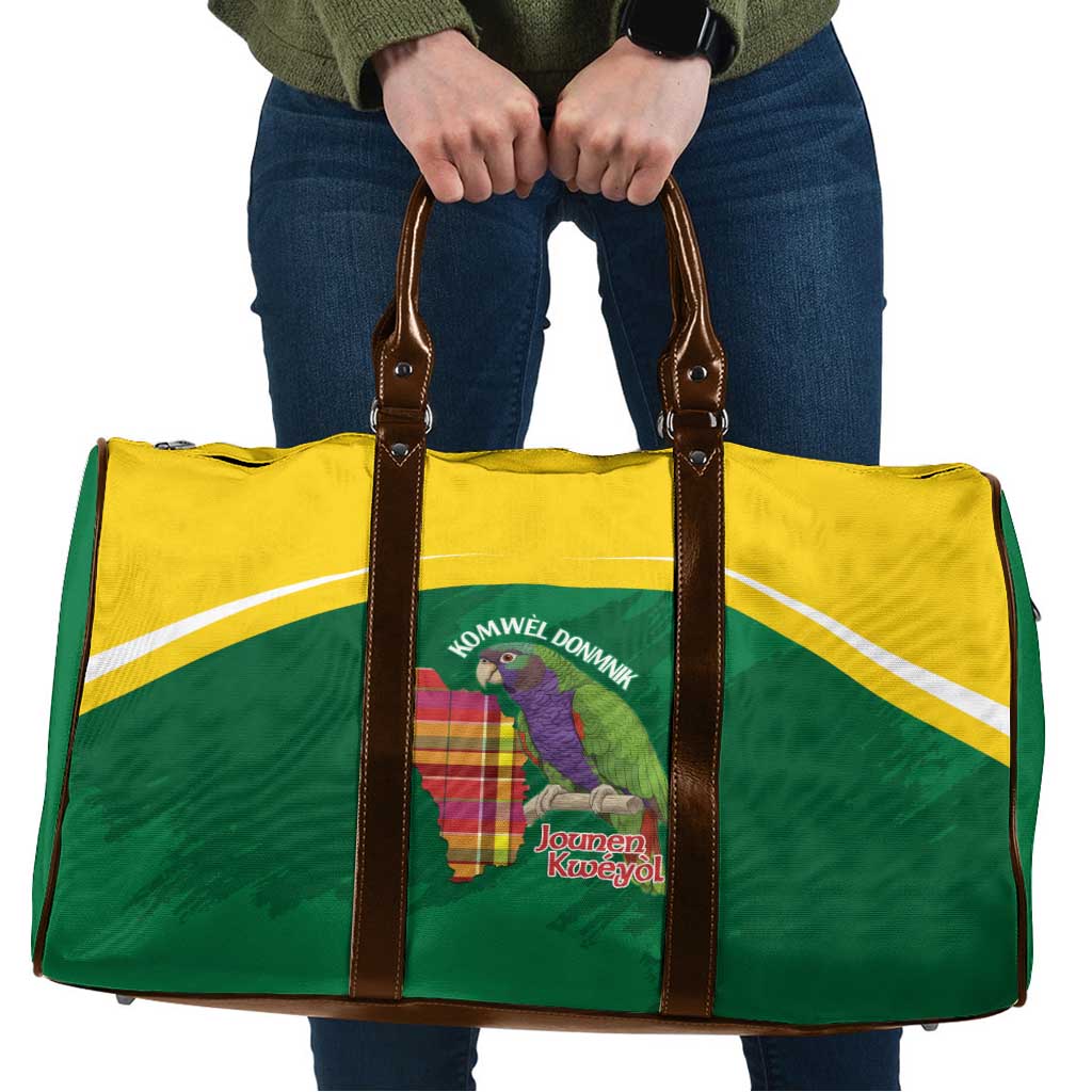 Komwel Donmnik Jounen Kweyol Travel Bag Dominica Creole Day Imperial Amazon - Wonder Print Shop