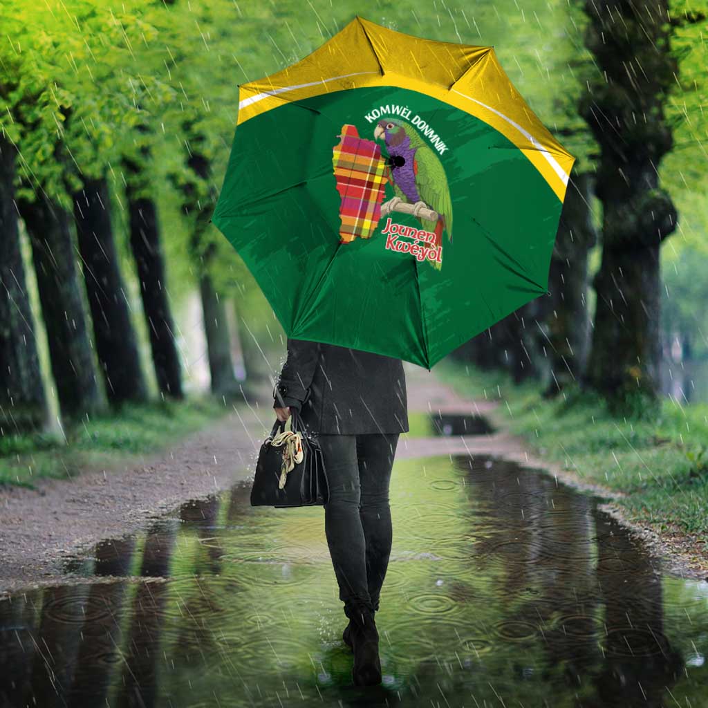 Komwel Donmnik Jounen Kweyol Umbrella Dominica Creole Day Imperial Amazon - Wonder Print Shop