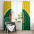 Komwel Donmnik Jounen Kweyol Window Curtain Dominica Creole Day Imperial Amazon - Wonder Print Shop