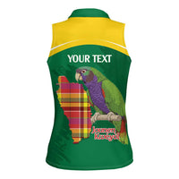Personalized Komwel Donmnik Jounen Kweyol Women Sleeveless Polo Shirt Dominica Creole Day Imperial Amazon - Wonder Print Shop