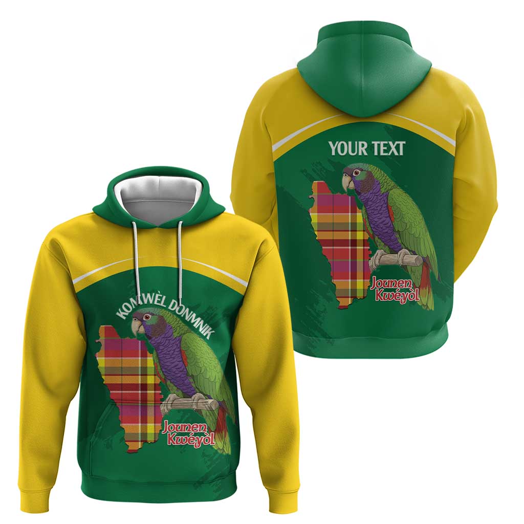 Personalized Komwel Donmnik Jounen Kweyol Zip Hoodie Dominica Creole Day Imperial Amazon - Wonder Print Shop