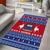 Personalised Samoa Christmas Area Rug Samoan Coat Of Arms Manuia Le Kirisimas - Wonder Print Shop