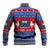 Personalised Samoa Christmas Baseball Jacket Samoan Coat Of Arms Manuia Le Kirisimas - Wonder Print Shop