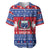 Personalised Samoa Christmas Baseball Jersey Samoan Coat Of Arms Manuia Le Kirisimas - Wonder Print Shop