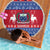 Personalised Samoa Christmas Beach Blanket Samoan Coat Of Arms Manuia Le Kirisimas - Wonder Print Shop