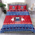 Personalised Samoa Christmas Bedding Set Samoan Coat Of Arms Manuia Le Kirisimas - Wonder Print Shop
