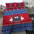 Personalised Samoa Christmas Bedding Set Samoan Coat Of Arms Manuia Le Kirisimas - Wonder Print Shop