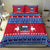 Personalised Samoa Christmas Bedding Set Samoan Coat Of Arms Manuia Le Kirisimas - Wonder Print Shop