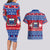 Personalised Samoa Christmas Couples Matching Long Sleeve Bodycon Dress and Hawaiian Shirt Samoan Coat Of Arms Manuia Le Kirisimas - Wonder Print Shop