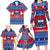 Personalised Samoa Christmas Family Matching Long Sleeve Bodycon Dress and Hawaiian Shirt Samoan Coat Of Arms Manuia Le Kirisimas - Wonder Print Shop