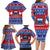 Personalised Samoa Christmas Family Matching Long Sleeve Bodycon Dress and Hawaiian Shirt Samoan Coat Of Arms Manuia Le Kirisimas - Wonder Print Shop