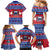 Personalised Samoa Christmas Family Matching Mermaid Dress and Hawaiian Shirt Samoan Coat Of Arms Manuia Le Kirisimas - Wonder Print Shop