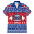 Personalised Samoa Christmas Family Matching Mermaid Dress and Hawaiian Shirt Samoan Coat Of Arms Manuia Le Kirisimas - Wonder Print Shop