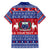 Personalised Samoa Christmas Family Matching Off Shoulder Maxi Dress and Hawaiian Shirt Samoan Coat Of Arms Manuia Le Kirisimas - Wonder Print Shop