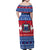 Personalised Samoa Christmas Family Matching Off Shoulder Maxi Dress and Hawaiian Shirt Samoan Coat Of Arms Manuia Le Kirisimas - Wonder Print Shop