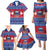 Personalised Samoa Christmas Family Matching Puletasi Dress and Hawaiian Shirt Samoan Coat Of Arms Manuia Le Kirisimas - Wonder Print Shop