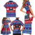Personalised Samoa Christmas Family Matching Short Sleeve Bodycon Dress and Hawaiian Shirt Samoan Coat Of Arms Manuia Le Kirisimas - Wonder Print Shop