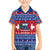 Personalised Samoa Christmas Family Matching Short Sleeve Bodycon Dress and Hawaiian Shirt Samoan Coat Of Arms Manuia Le Kirisimas - Wonder Print Shop