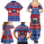 Personalised Samoa Christmas Family Matching Summer Maxi Dress and Hawaiian Shirt Samoan Coat Of Arms Manuia Le Kirisimas - Wonder Print Shop
