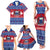 Personalised Samoa Christmas Family Matching Tank Maxi Dress and Hawaiian Shirt Samoan Coat Of Arms Manuia Le Kirisimas - Wonder Print Shop