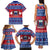 Personalised Samoa Christmas Family Matching Tank Maxi Dress and Hawaiian Shirt Samoan Coat Of Arms Manuia Le Kirisimas - Wonder Print Shop