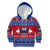 Personalised Samoa Christmas Kid Hoodie Samoan Coat Of Arms Manuia Le Kirisimas - Wonder Print Shop
