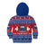 Personalised Samoa Christmas Kid Hoodie Samoan Coat Of Arms Manuia Le Kirisimas - Wonder Print Shop