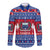 Personalised Samoa Christmas Long Sleeve Button Shirt Samoan Coat Of Arms Manuia Le Kirisimas - Wonder Print Shop