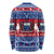 Personalised Samoa Christmas Long Sleeve Shirt Samoan Coat Of Arms Manuia Le Kirisimas - Wonder Print Shop