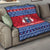 Personalised Samoa Christmas Quilt Samoan Coat Of Arms Manuia Le Kirisimas - Wonder Print Shop