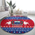 personalised-samoa-christmas-round-carpet-samoan-coat-of-arms-manuia-le-kirisimas