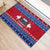 Personalised Samoa Christmas Rubber Doormat Samoan Coat Of Arms Manuia Le Kirisimas - Wonder Print Shop