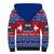 Personalised Samoa Christmas Sherpa Hoodie Samoan Coat Of Arms Manuia Le Kirisimas - Wonder Print Shop