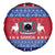 Personalised Samoa Christmas Spare Tire Cover Samoan Coat Of Arms Manuia Le Kirisimas - Wonder Print Shop