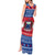 Personalised Samoa Christmas Tank Maxi Dress Samoan Coat Of Arms Manuia Le Kirisimas - Wonder Print Shop