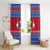 Personalised Samoa Christmas Window Curtain Samoan Coat Of Arms Manuia Le Kirisimas - Wonder Print Shop