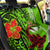 Personalised Hawaii Christmas Back Car Seat Cover Mele Kalikimaka Kakau Polynesian Shark Tattoo - Wonder Print Shop