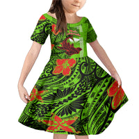 Personalised Hawaii Christmas Family Matching Mermaid Dress and Hawaiian Shirt Mele Kalikimaka Kakau Polynesian Shark Tattoo - Wonder Print Shop