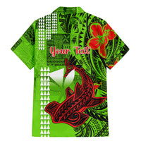 Personalised Hawaii Christmas Family Matching Mermaid Dress and Hawaiian Shirt Mele Kalikimaka Kakau Polynesian Shark Tattoo - Wonder Print Shop