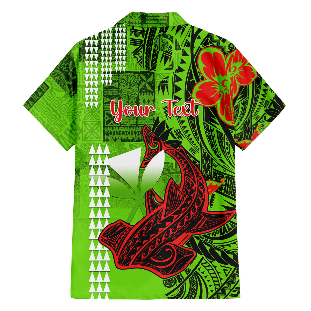 Personalised Hawaii Christmas Family Matching Off Shoulder Maxi Dress and Hawaiian Shirt Mele Kalikimaka Kakau Polynesian Shark Tattoo - Wonder Print Shop